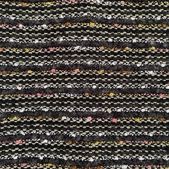 Anthropologie x Sanctuary Black Multicolor Weave Vneck Sweater, Size Xsmall - Picture 6 of 7